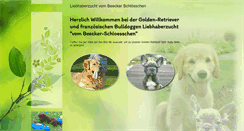 Desktop Screenshot of beecker-schloesschen.de